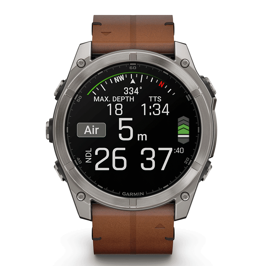 שעון ספורט fēnix® 8 – 51mm AMOLED Sapphire TITANIUM