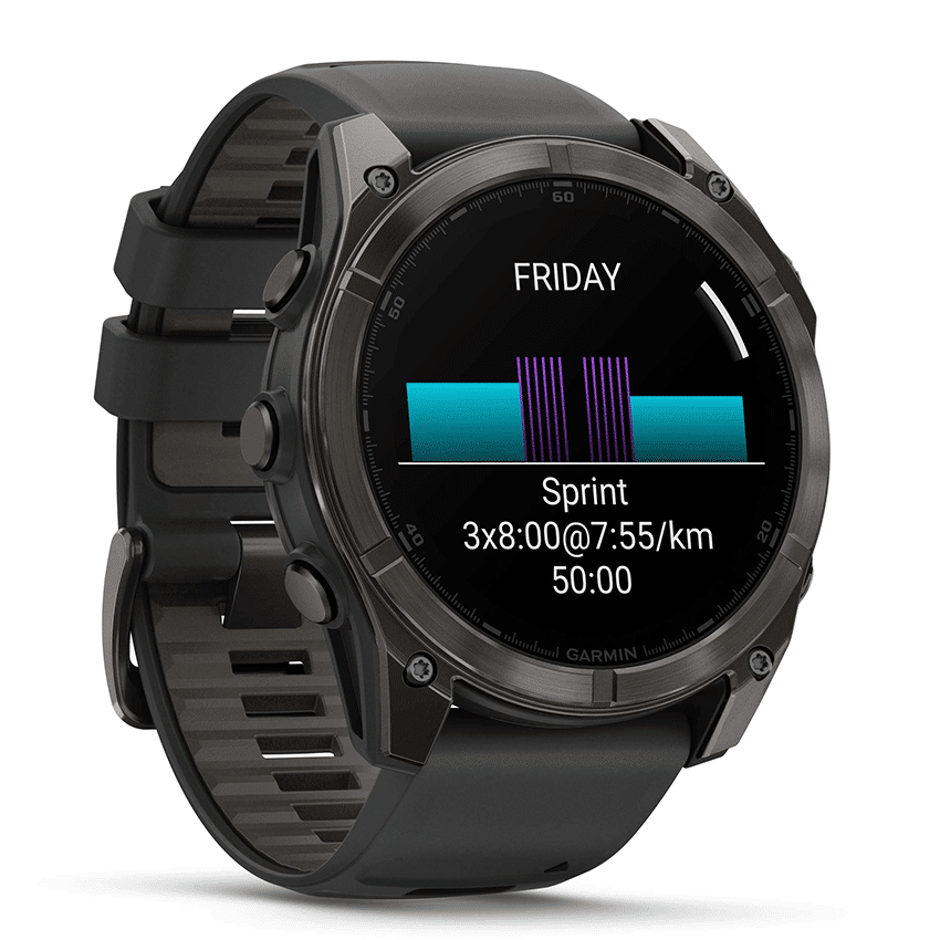 שעון ספורט fēnix® 8 – 51mm AMOLED Sapphire TITANIUM