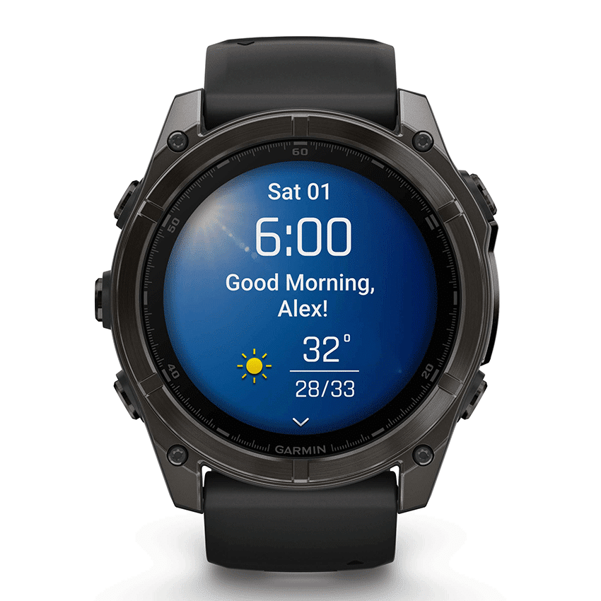 שעון ספורט fēnix® 8 – 51mm AMOLED Sapphire TITANIUM