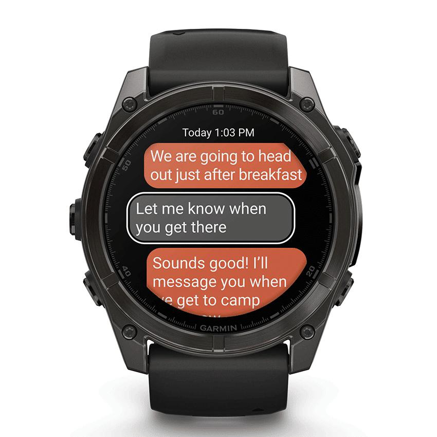 שעון ספורט fēnix® 8 – 51mm AMOLED Sapphire TITANIUM