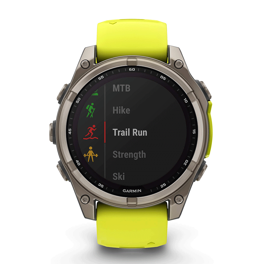 שעון ספורט fēnix® 8 – 51mm Sapphire Solar TITANIUM