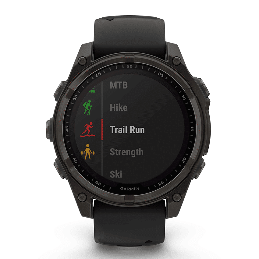 שעון ספורט fēnix® 8 – 51mm Sapphire Solar TITANIUM