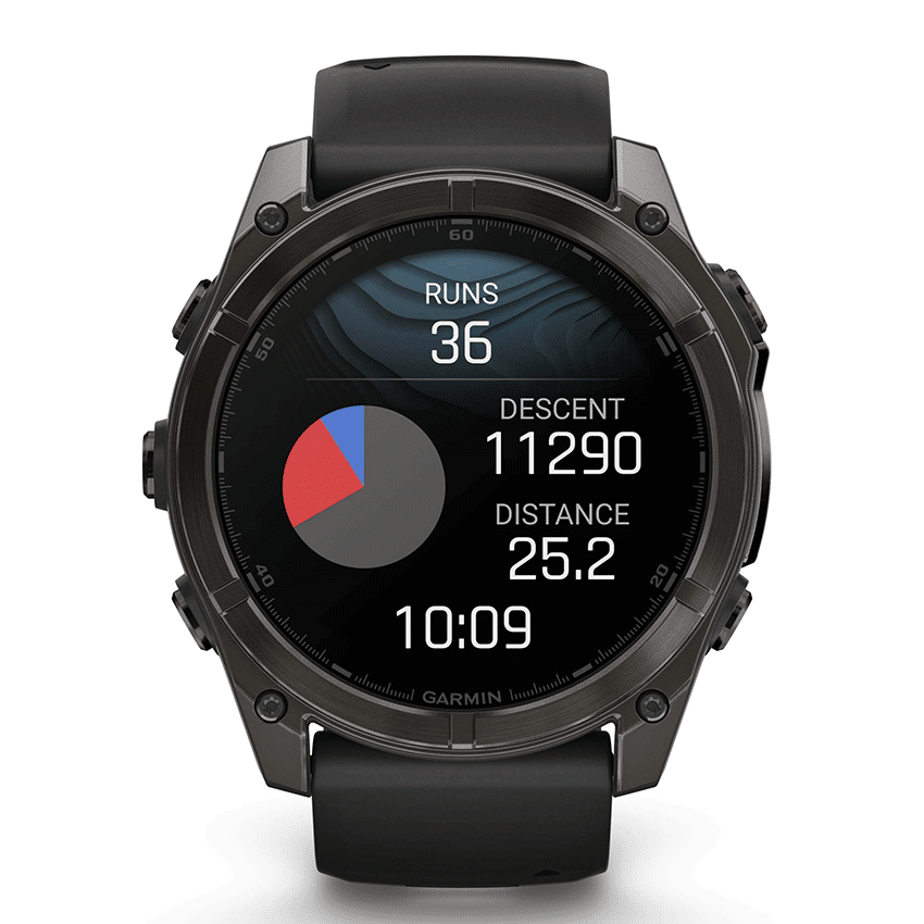 שעון ספורט fēnix® 8 – 51mm AMOLED Sapphire TITANIUM