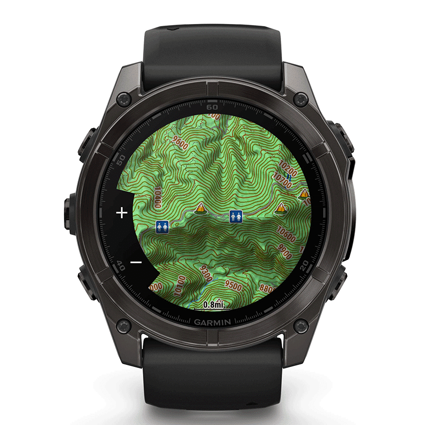 שעון ספורט fēnix® 8 – 51mm AMOLED Sapphire TITANIUM