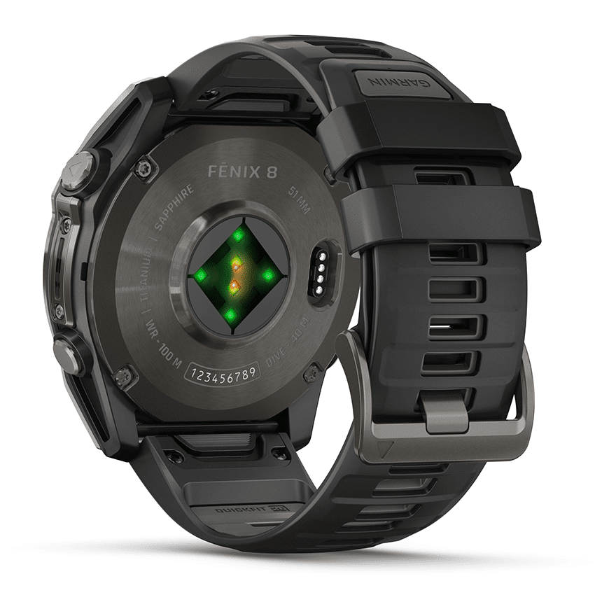 שעון ספורט fēnix® 8 – 51mm AMOLED Sapphire TITANIUM