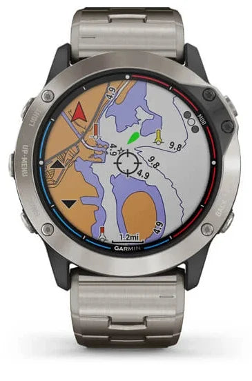 שעון טריאתלון גרמין Quatix 6X Solar Titanium